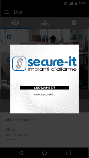 Android application SECURE-IT EasyView screenshort