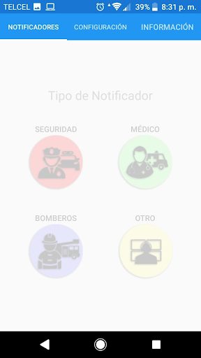 Notificar y Proteger Screen 3