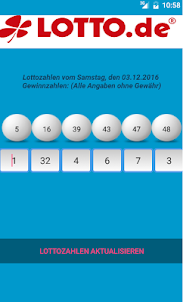 Die Lottozahlen-App