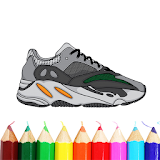 Cool Sneakers Coloring Book icon