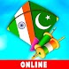 インド対パキスタンの凧揚げ
