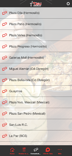 TABU SUSHI Screen 3