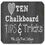 chalkboard lettering ideas icon