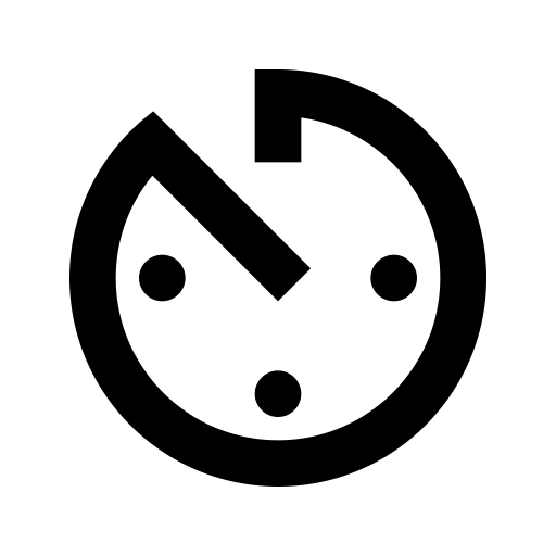 Large interval timer logo