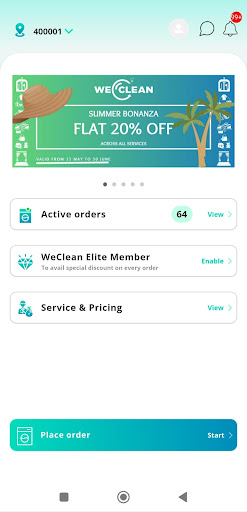 WeClean: Laundry & Dry Clean Screen 2