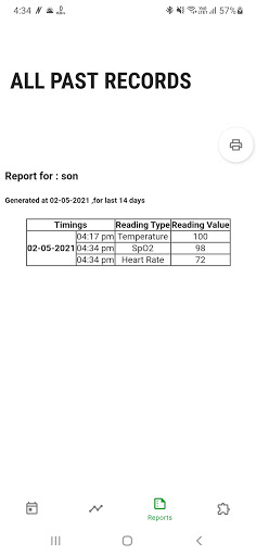 Health Logger Screen 3