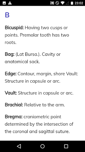 Anatomy Dictionary Screen 3