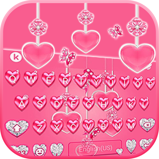 Pink Hearts Keyboard Theme 8.7.5_0307 Icon