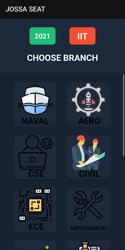 IIT JOSSA RANK Screen 2