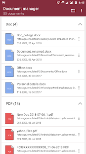 Document manager - Document organizer Tangkapan layar