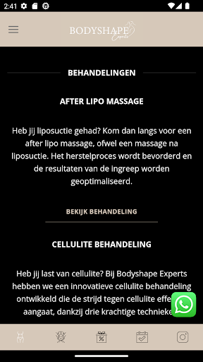 Android application Bodyshape Experts screenshort