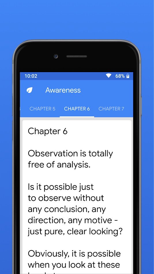 #6. Awareness by J Krishnamurti (Android) Podle: iamabs