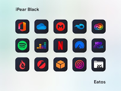 iPear Black Icon Pack APK (Patched/Full) 8