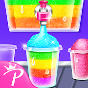 Ice Slush Maker - Ice Candy Rainbow Games