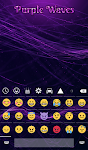 screenshot of Purple Waves Wallpaper