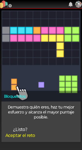 Android application Bloquecitos screenshort