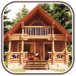 Cover Image of Скачать 100 Wooden House Design Ideas  APK