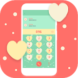Cute Heart Dialer Contact Theme icon