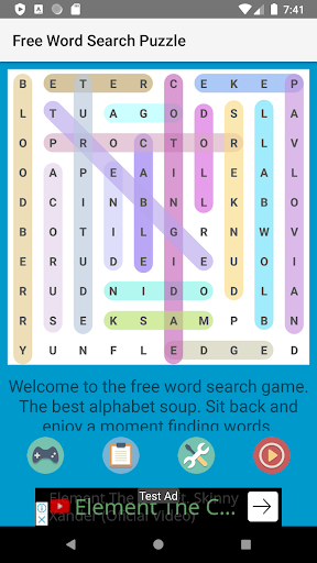 Sopa de Letras sin internet