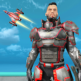 Flying Superhero Robot Game icon