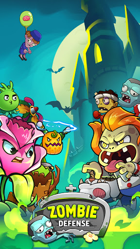 Zombie Defense - Plants War - Merge idle games  screenshots 1