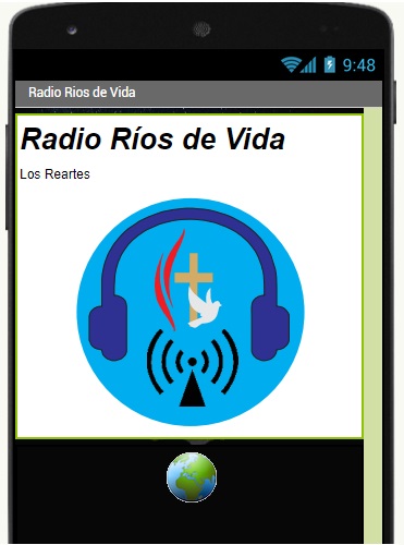 Android application Radio Rios de Vida screenshort