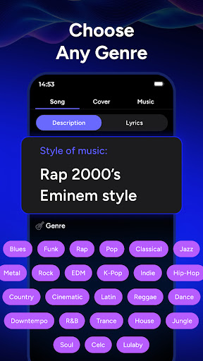 Screenshot of AI Music Maker - Melodia