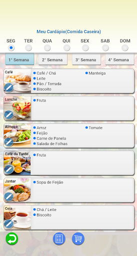 Cardápio Semanal PRO Screen 2