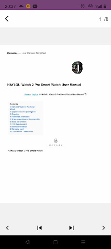 Haylou Watch 2 Pro Guide Screen 3