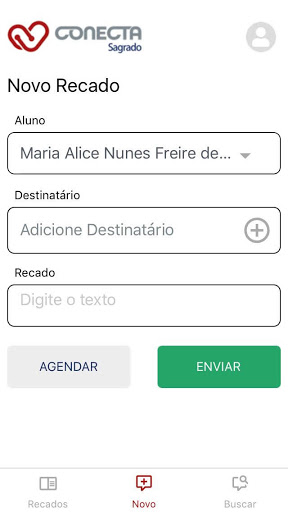 Conecta Sagrado APP Screen 3