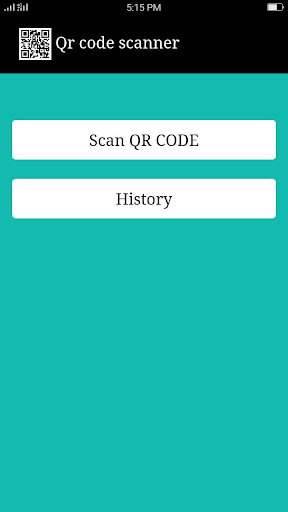Android application Qr code scanner and Qr code re screenshort