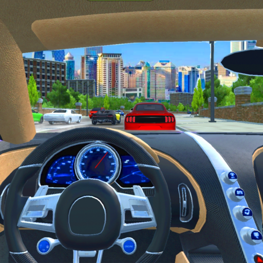 City driving in car racing 1.2 Icon