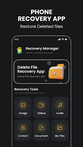Deleted photo recovery manager Screen 2