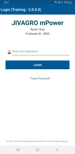 Android application JIVAGRO mPower screenshort