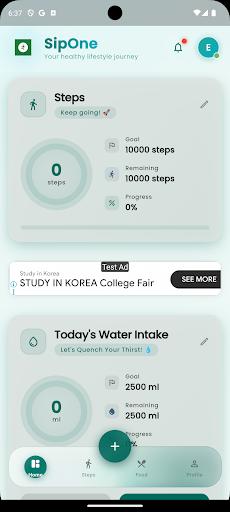 Sipone: Step Water Calorie screenshot 2