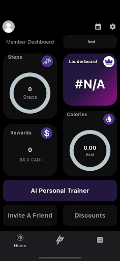 Android application Global Fit Club screenshort