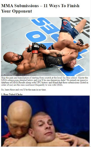 How to Do MMA Submission Moves Screen 2