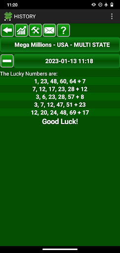 Lottery numbers generator screenshot 4