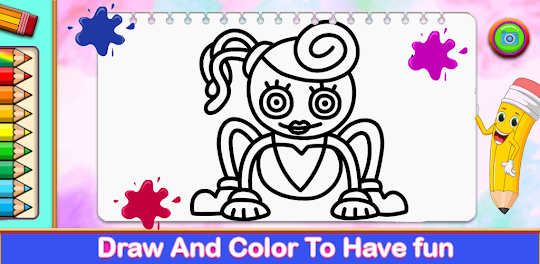 mommy long legs coloring book