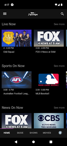 Screenshot of FidelityTV