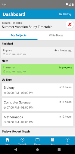 Study Timetable Daily Routine