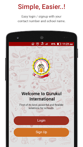 Android application Gurukul International Sr Sec S screenshort