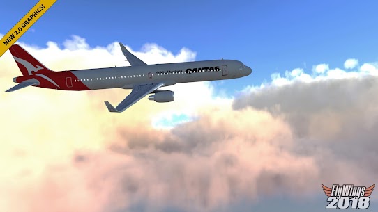 Uçuş Simülatörü 2018 FlyWings MOD APK (Tümünün Kilidi Açık) 2