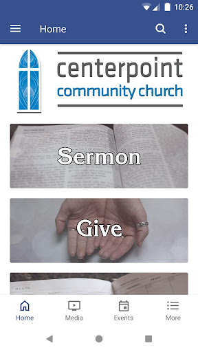 Android application Centerpoint Church Roseville screenshort