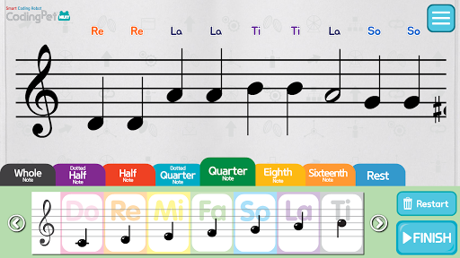 Coding Pet Milky Music Coding Screen 2