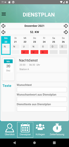 Klages App SelfService Screen 3