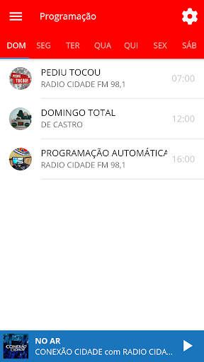 Rádio Cidade FM 98,1 Screen 2