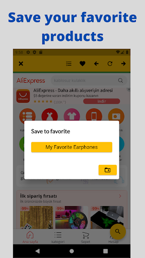 Android application ShoPrice - My Favorite Goods screenshort