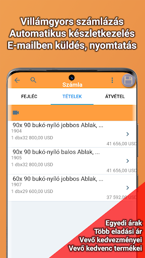 Számlázó Programom Ügyvitel Screen 2