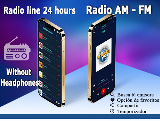 Android application Radios Without Headphones screenshort
